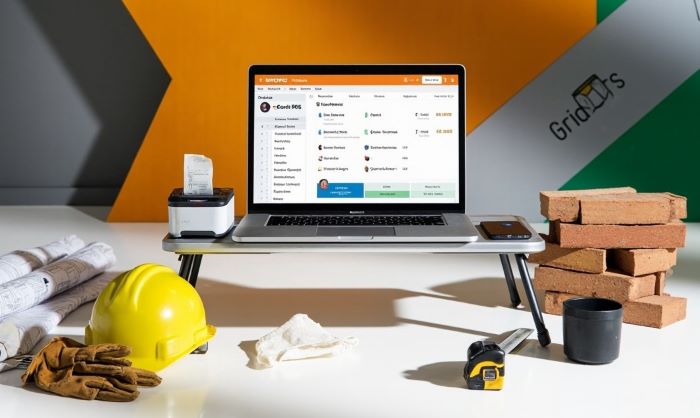 gestión de entregas de construcción